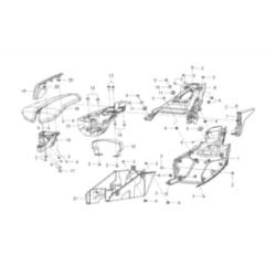 Coque Arrière / Selle Passager