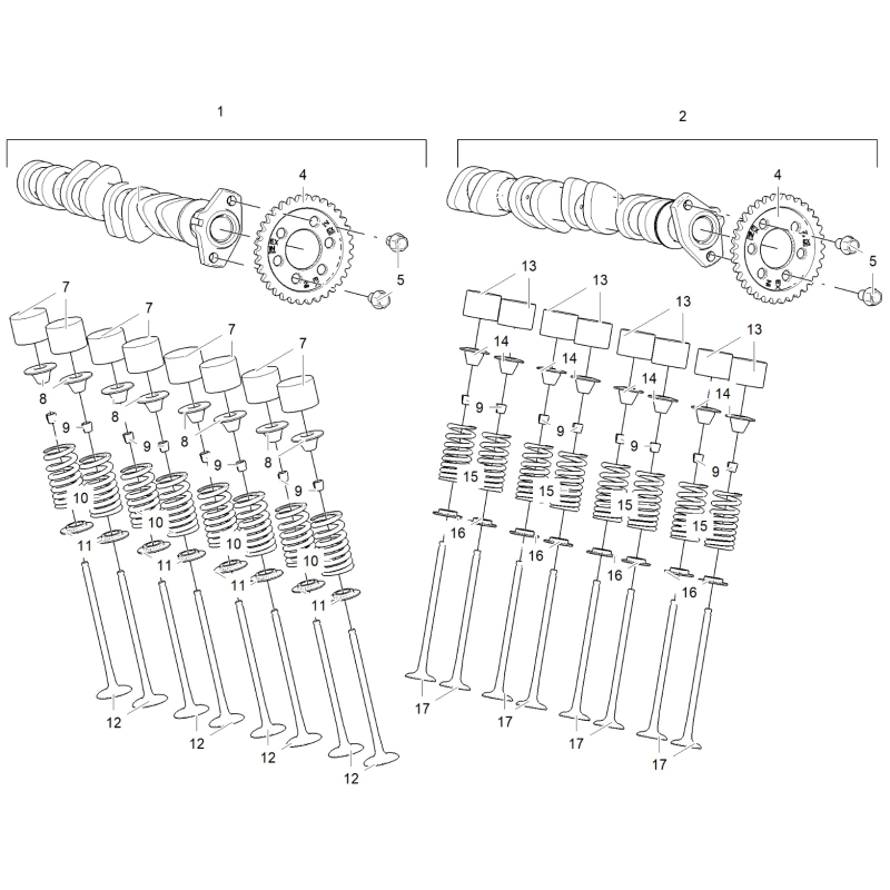 Arbre à Cames / Soupapes