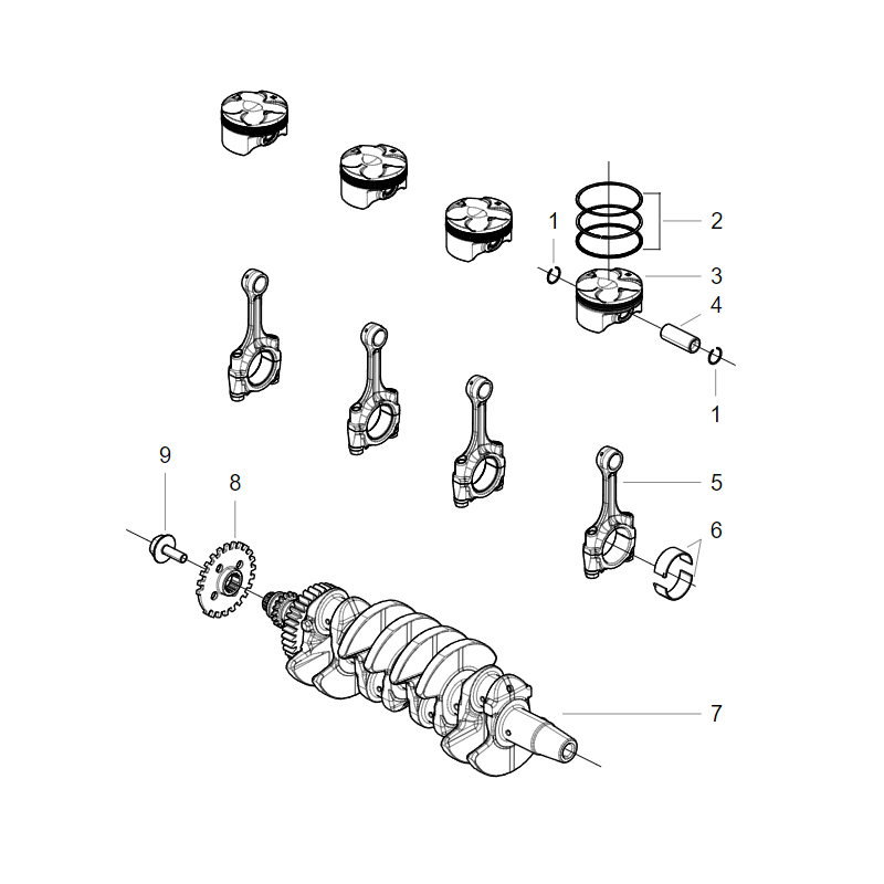 Vilebrequin / Pistons