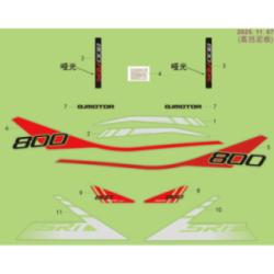 Sticker Version Rouge-Gris