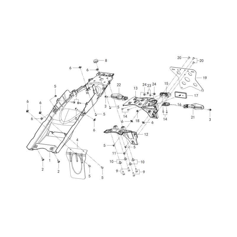 Passage de Roue / Clignotants Arrière