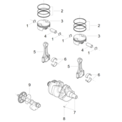 Vilebrequin / Pistons