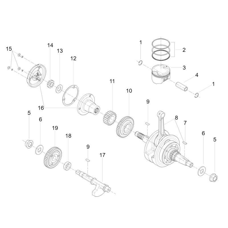 Vilebrequin / Piston