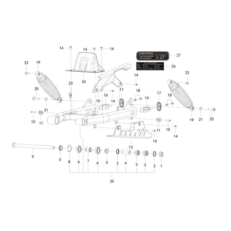 Bras Oscillant