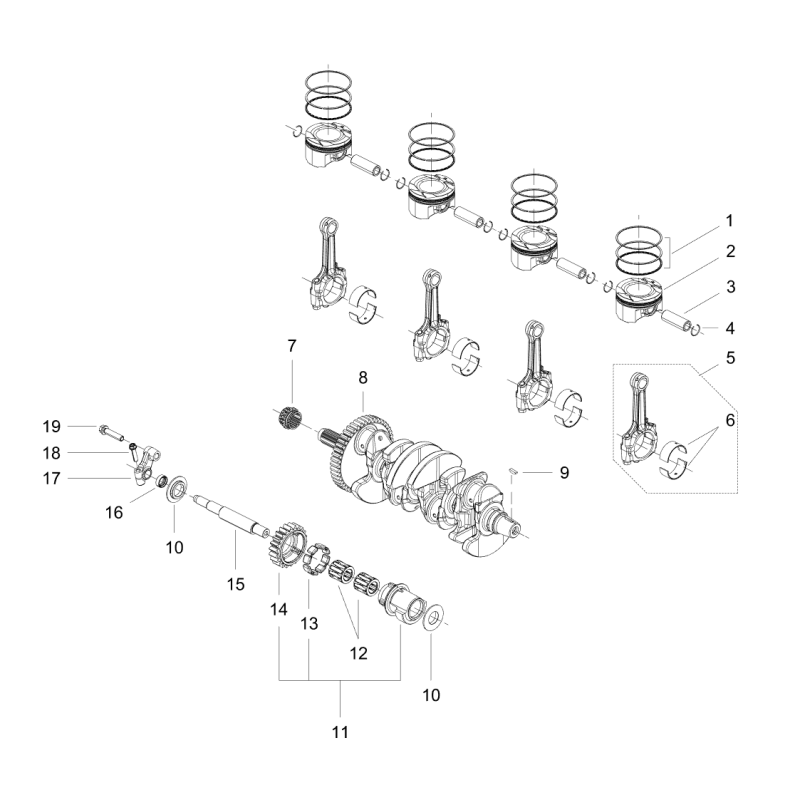 Vilebrequin / Pistons