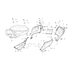 Coque Arrière / Selle Pilote