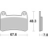 Plaquettes de Frein AV CL Brakes QJMOTOR SRK 125 R/SRK 125 S
