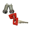 DESTOCKAGE !! JEU DE CLES AVEC 2 BARILLETS (13 mm) ORIGINE PIAGGIO GILERA 50 STALKER 1998-2011