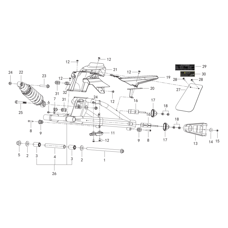 Bras Oscillant / Amortisseur