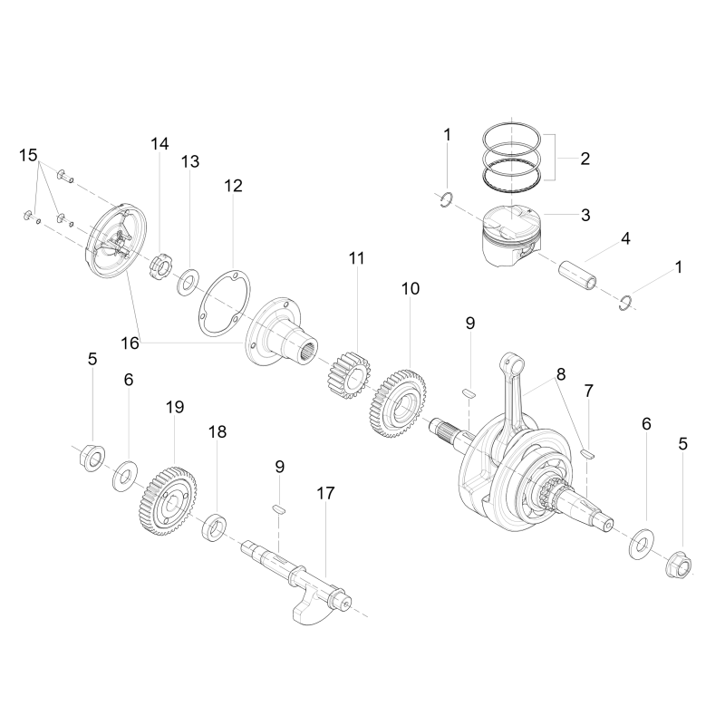 Vilbrequin / Piston