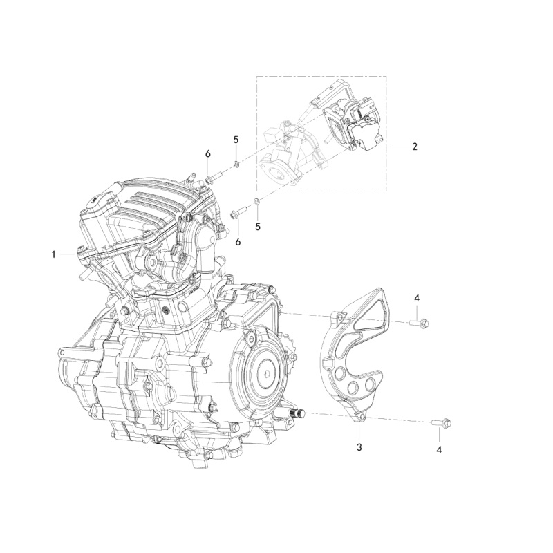 Moteur / Corps Injection