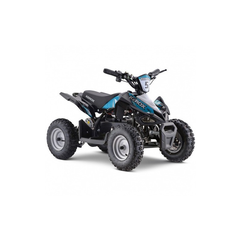Pocket Quad électrique 1000W enfant KEROX E-Rex BW6 BLEU