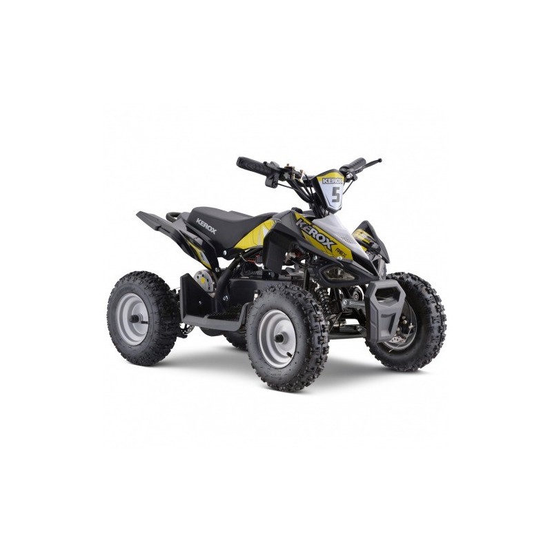 Pocket Quad électrique 1000W enfant KEROX E-Rex BW6 Jaune