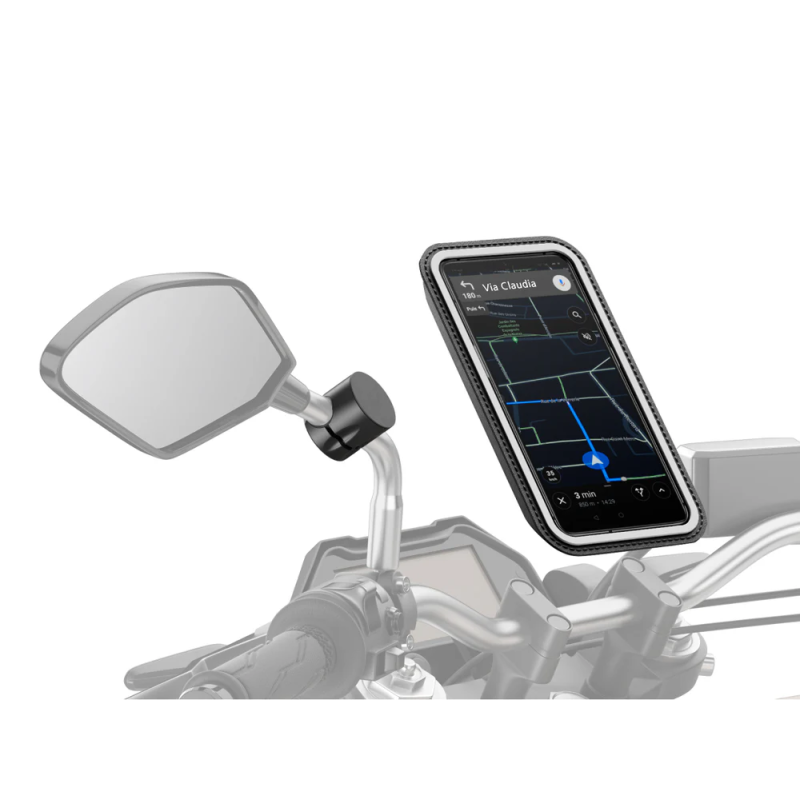 Support Smartphone Shapeheart Moto Pro Fixation Rétroviseur