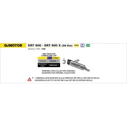 Silencieux Arrow Indy Race Evo QJMOTOR SRT 800 2023-2024