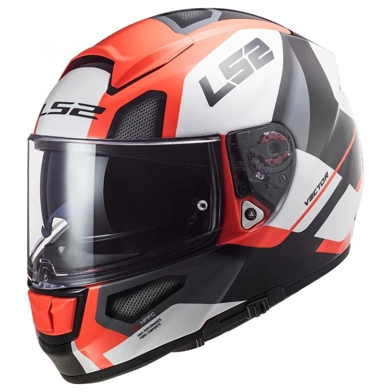 DESTOCKAGE !! Casque LS2 FF397 Vector Orange (Taille L)