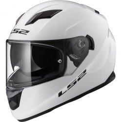DESTOCKAGE !! Casque LS2 FF320 Stream Evo Gloss Blanc (Taille L)