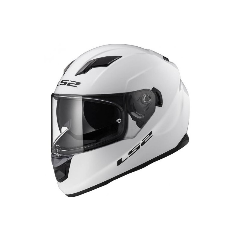 DESTOCKAGE !! Casque LS2 FF320 Stream Evo Gloss Blanc (Taille L)
