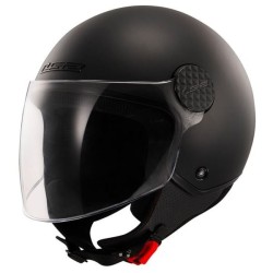DESTOCKAGE !! Casque Jet LS2 OF558 Sphere Lux II Noir Mat