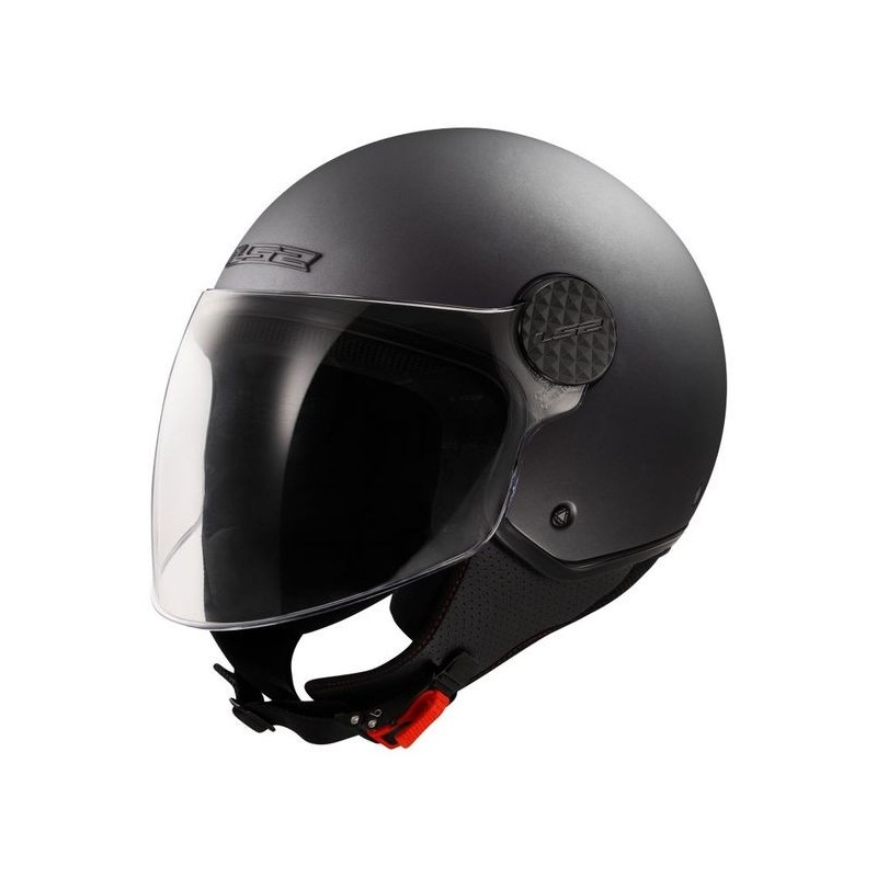 DESTOCKAGE !! Casque Jet LS2 OF550 Sphere Lux II Titanium Mat (Taille XL)