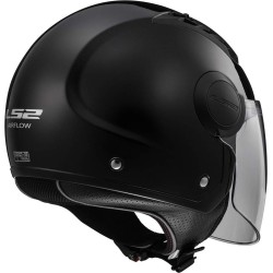 DESTOCKAGE !! Casque Jet LS2 OF562 Airflow Noir Mat (Taille L)