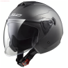 DESTOCKAGE !! Casque Jet LS2 OF573 Twister Titanium Mat (Taille S)