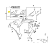DESTOCKAGE !! Sticker OEM Suzuki GSX-R 1000 2018-2020 (68680-17K30-AGQ)