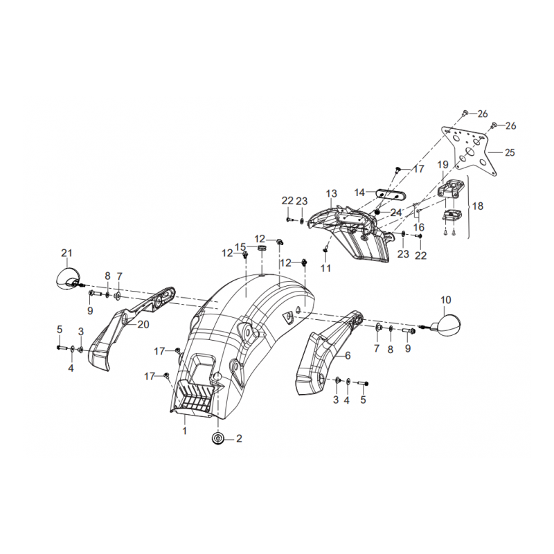 Garde Boue Arrière Garde Boue Arrière