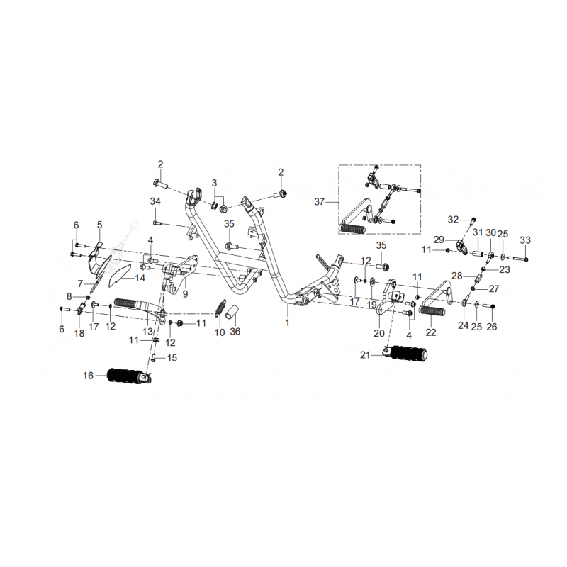 Commande Repose Pied / Berceau Commande Repose Pied / Berceau