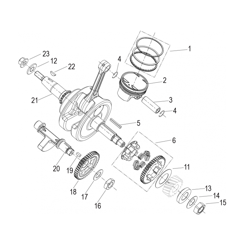 Vilebrequin / Piston Vilebrequin / Piston
