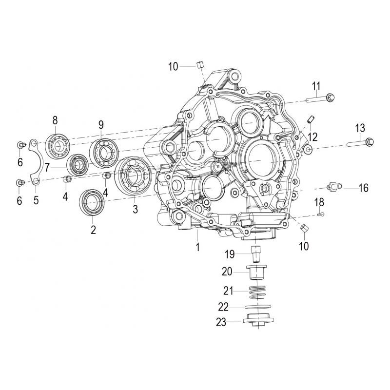 Carter Moteur Droit Carter Moteur Droit