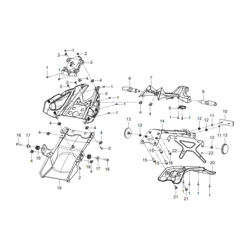 Passage de Roue / Clignotant Arrière Passage de Roue / Clignotant Arrière