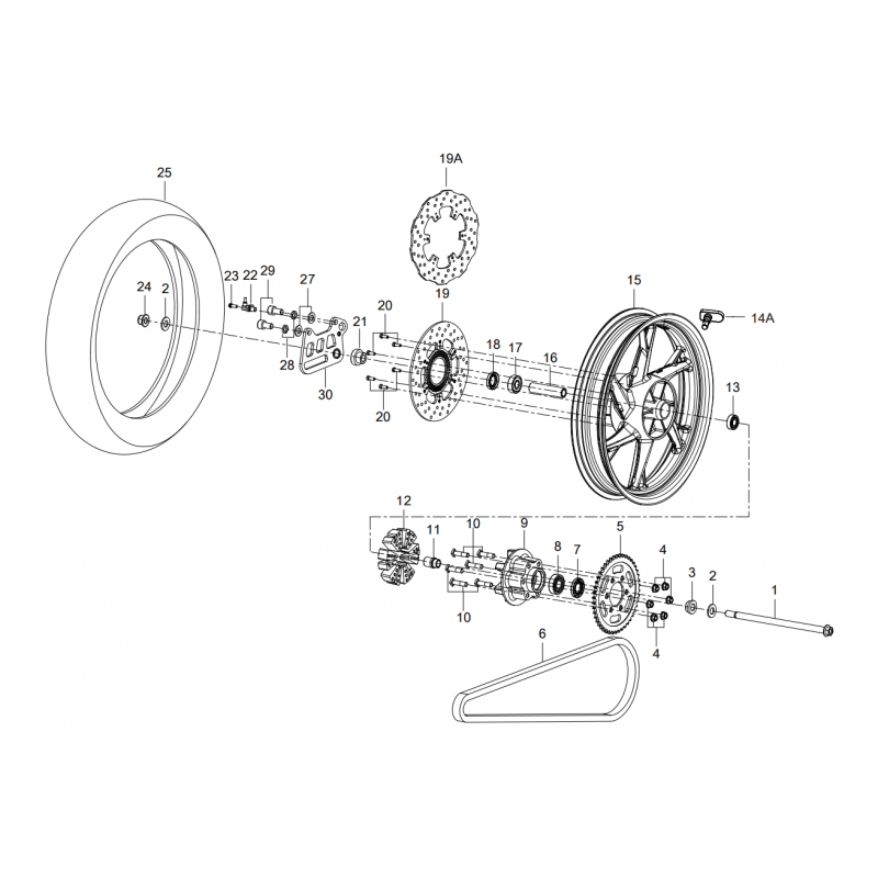 Roue Arrière Roue Arrière