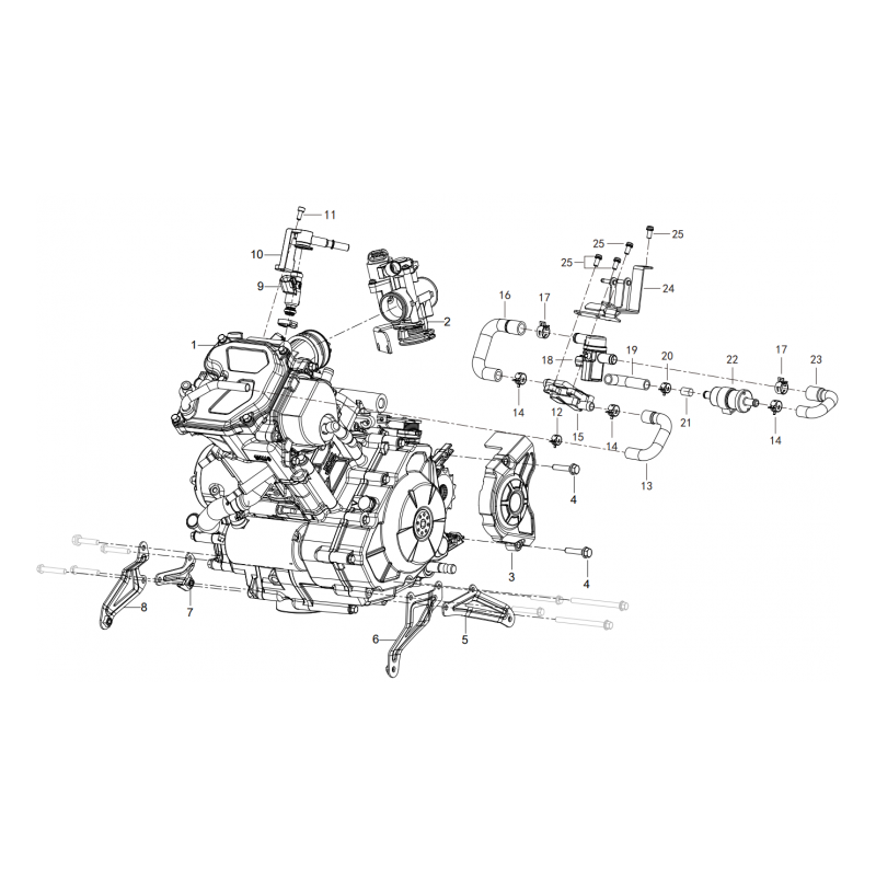 Moteur / Corps d'Injection Moteur / Corps d'Injection
