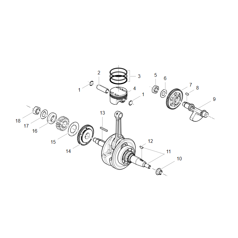 Vilbrequin / Piston Vilbrequin / Piston