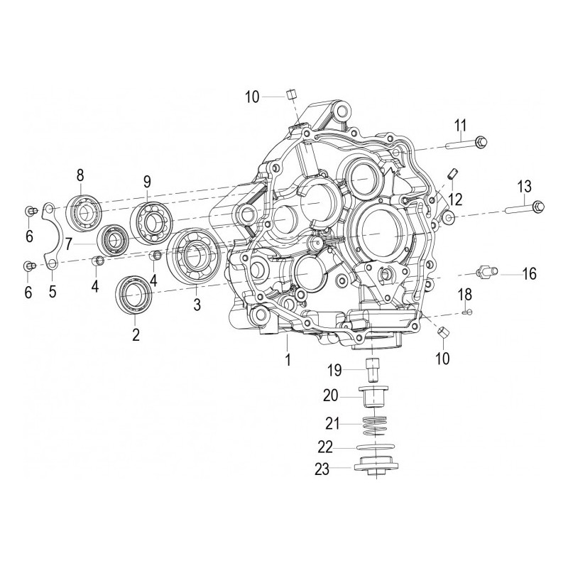 Carter Moteur Droit Carter Moteur Droit