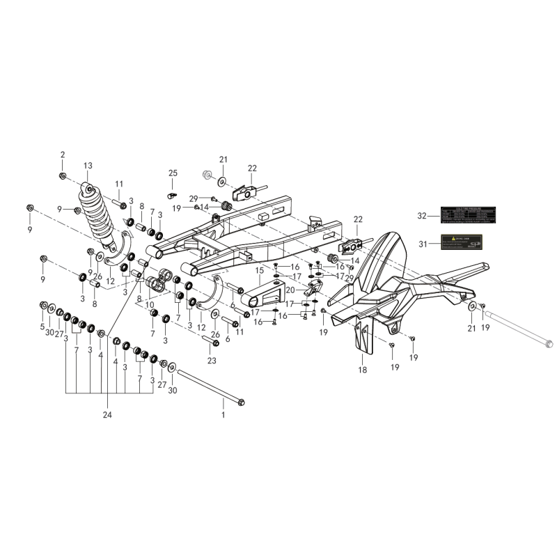 Bras Oscillant / Amortisseur Bras Oscillant / Amortisseur