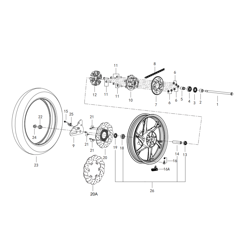 Roue Arrière Roue Arrière