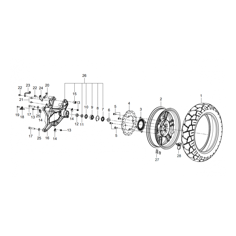 Roue Arrière Roue Arrière