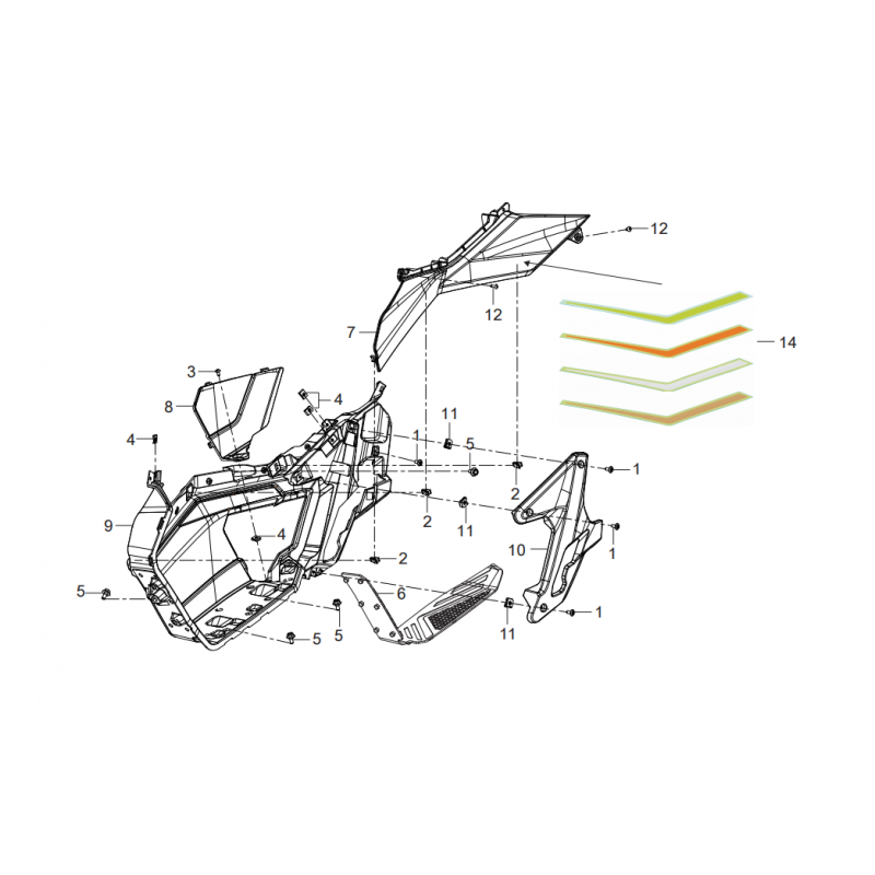 Carenage Gauche Carenage Gauche
