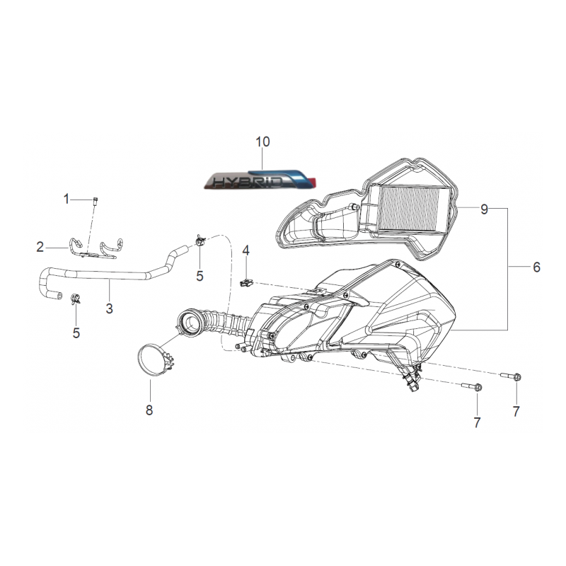 Boitier Filtre à Air Boitier Filtre à Air