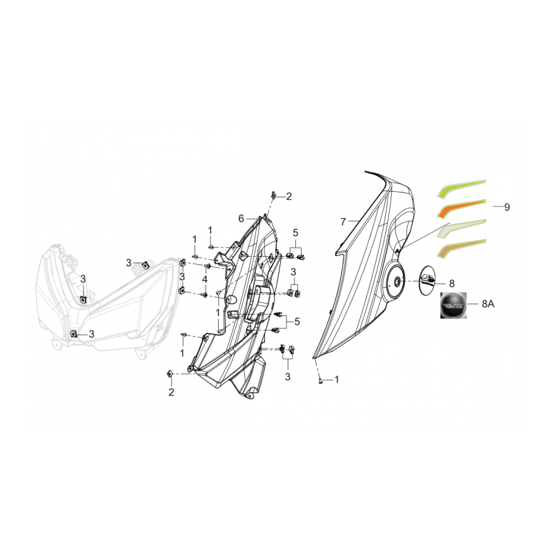 Carenage Avant Gauche Carenage Avant Gauche