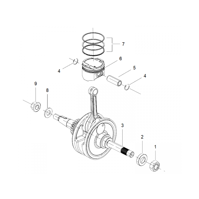 Vilbrequin / Piston Vilbrequin / Piston
